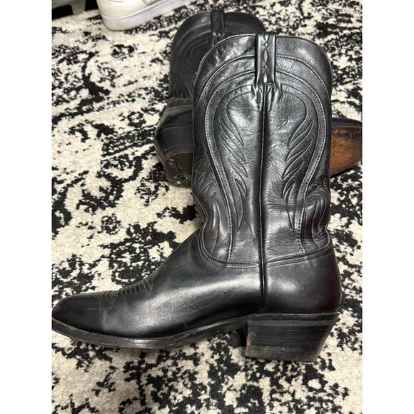 Vintage Lucchese Men's Boots Size 9 2E WIDE - Picture 6 of 9